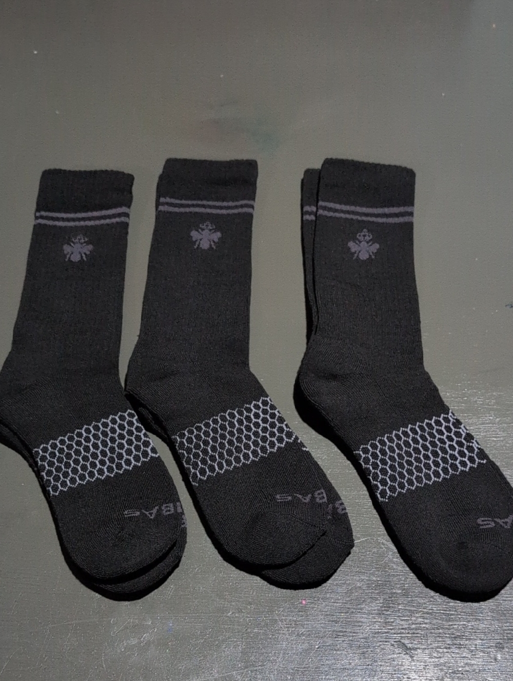 Bombas size large 3ct calf socks new without cardboard covers